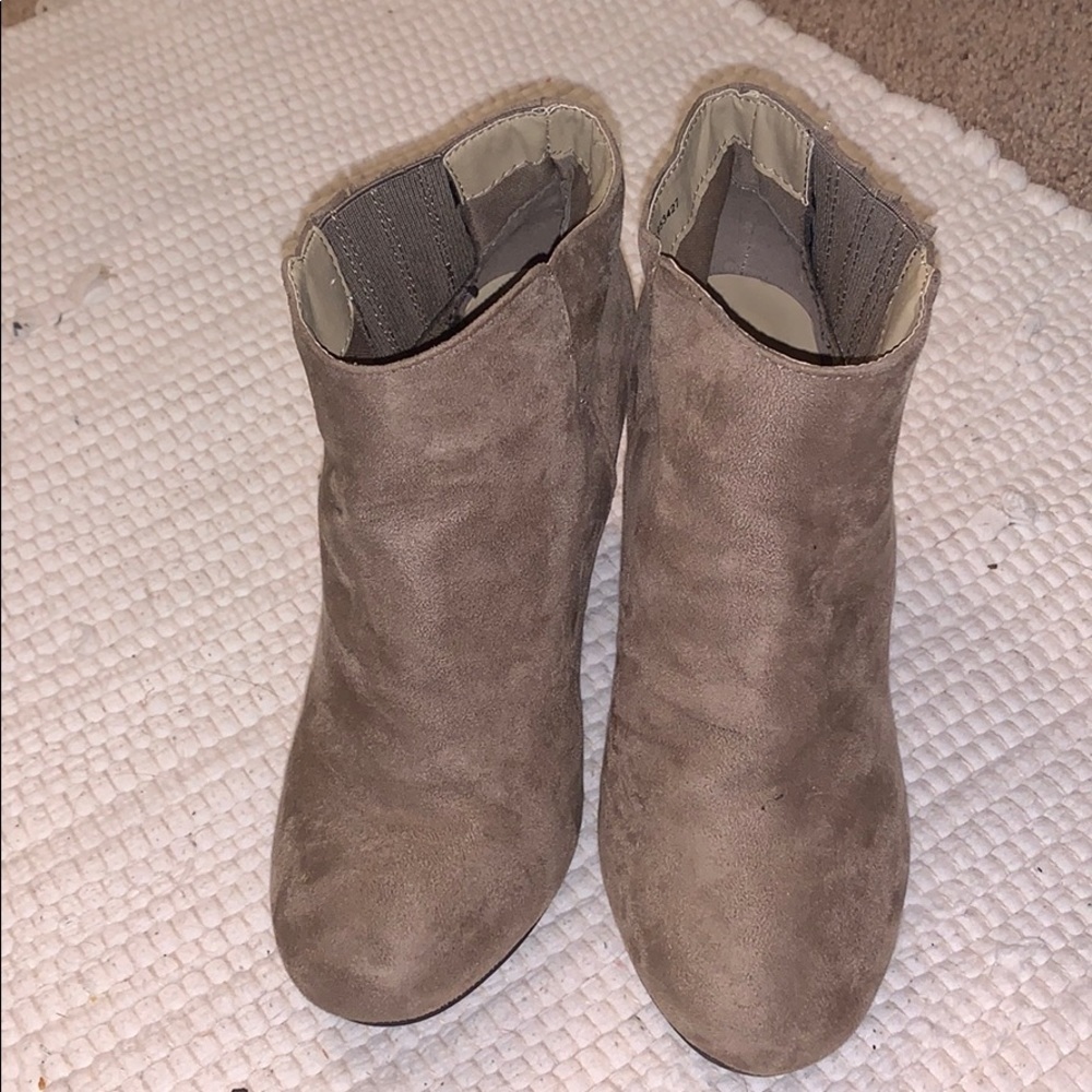 Wedge booties
